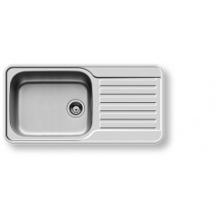 Pyramis Space Plus (96X48) 1B 1D Σαγρέ Inox Ένθετος Νεροχύτης 108722601  Pyramis Space Plus (96X48) 1B 1D Σαγρέ Inox Ένθετος Νεροχύτης 108722601